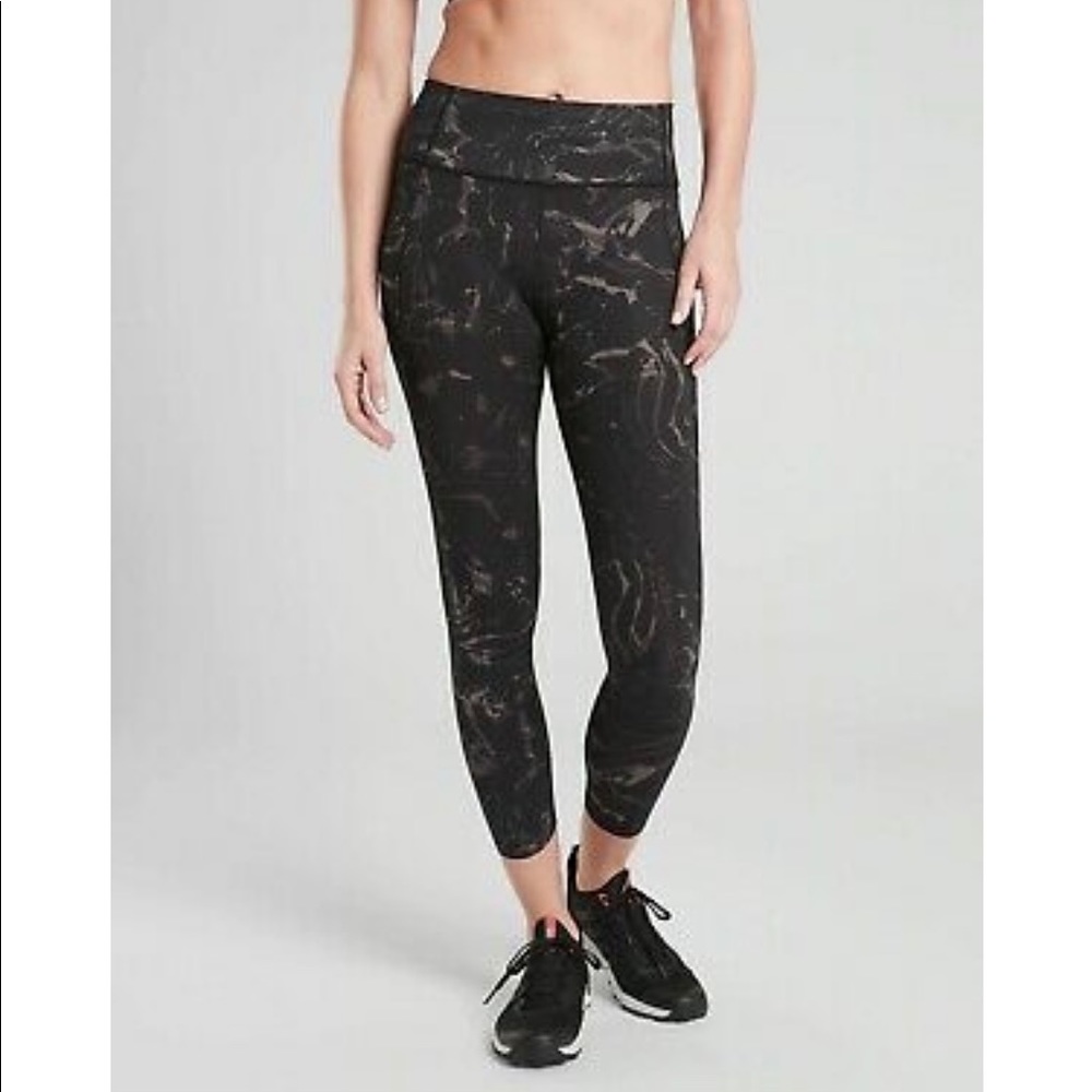 Athleta Stash Leggings Medium Marble